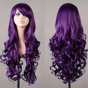 New 32" long synthetic heat resistant wig.  Choose color